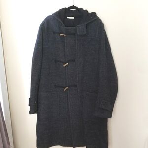 Dries Van Noten Wool Alpaca Hooded Duffle Coat